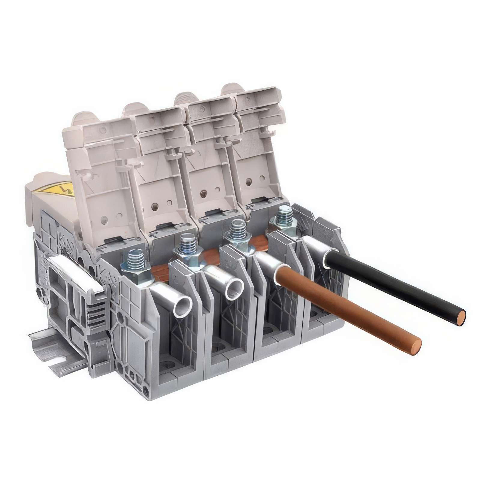 25mm² STUD TERMINAL FOR CABLE LUGS gri (WITH COVER)