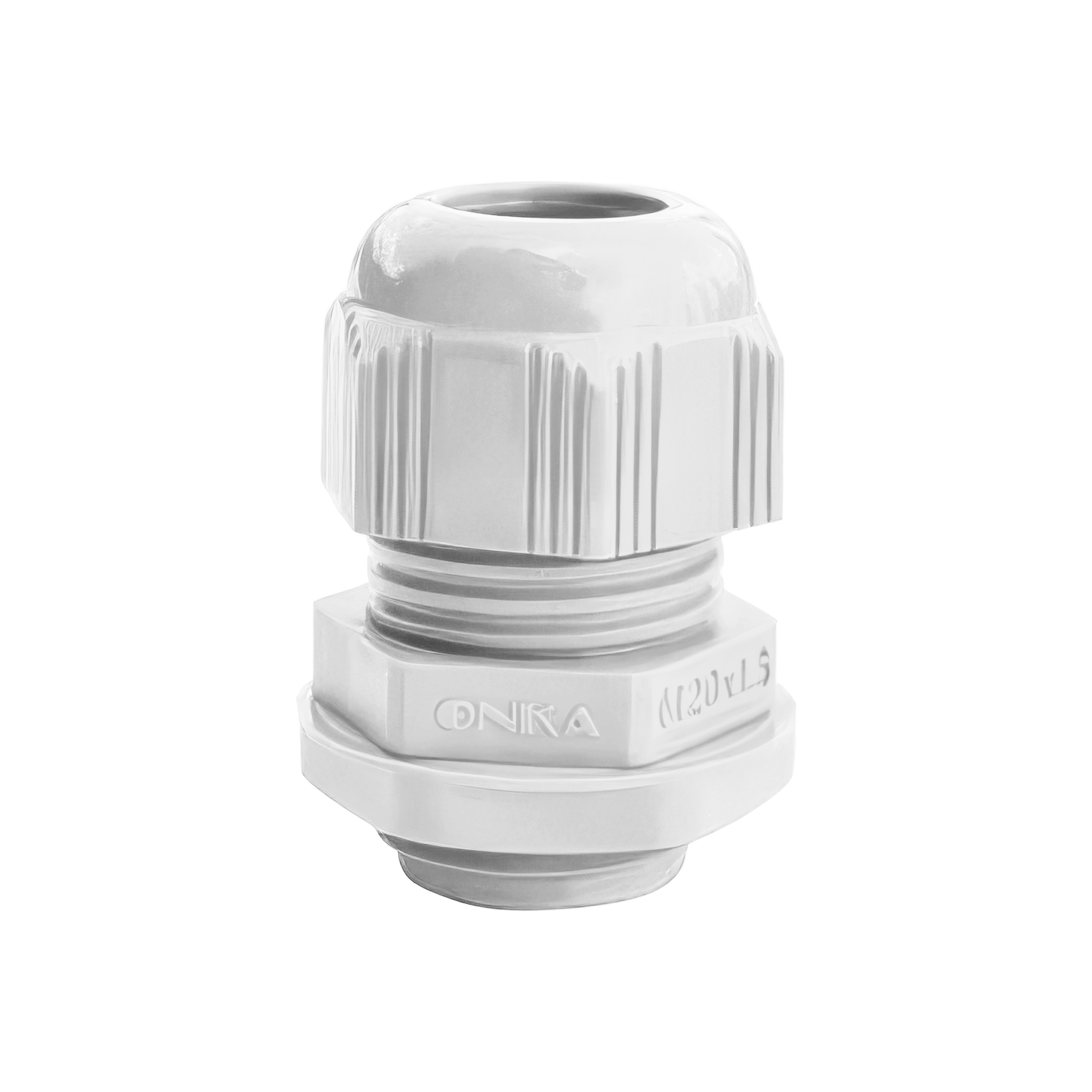 M12 x 1,5 METRIC CABLE GLAND IP-68 POLIAMIDE GREY