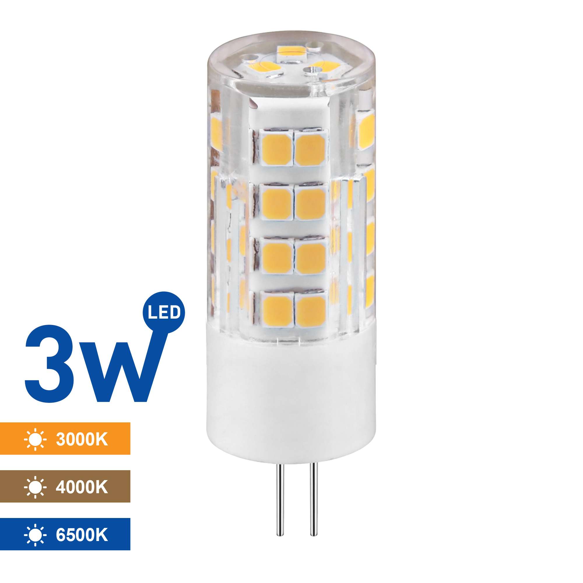 BEC LED 3W (12V) GY6.35