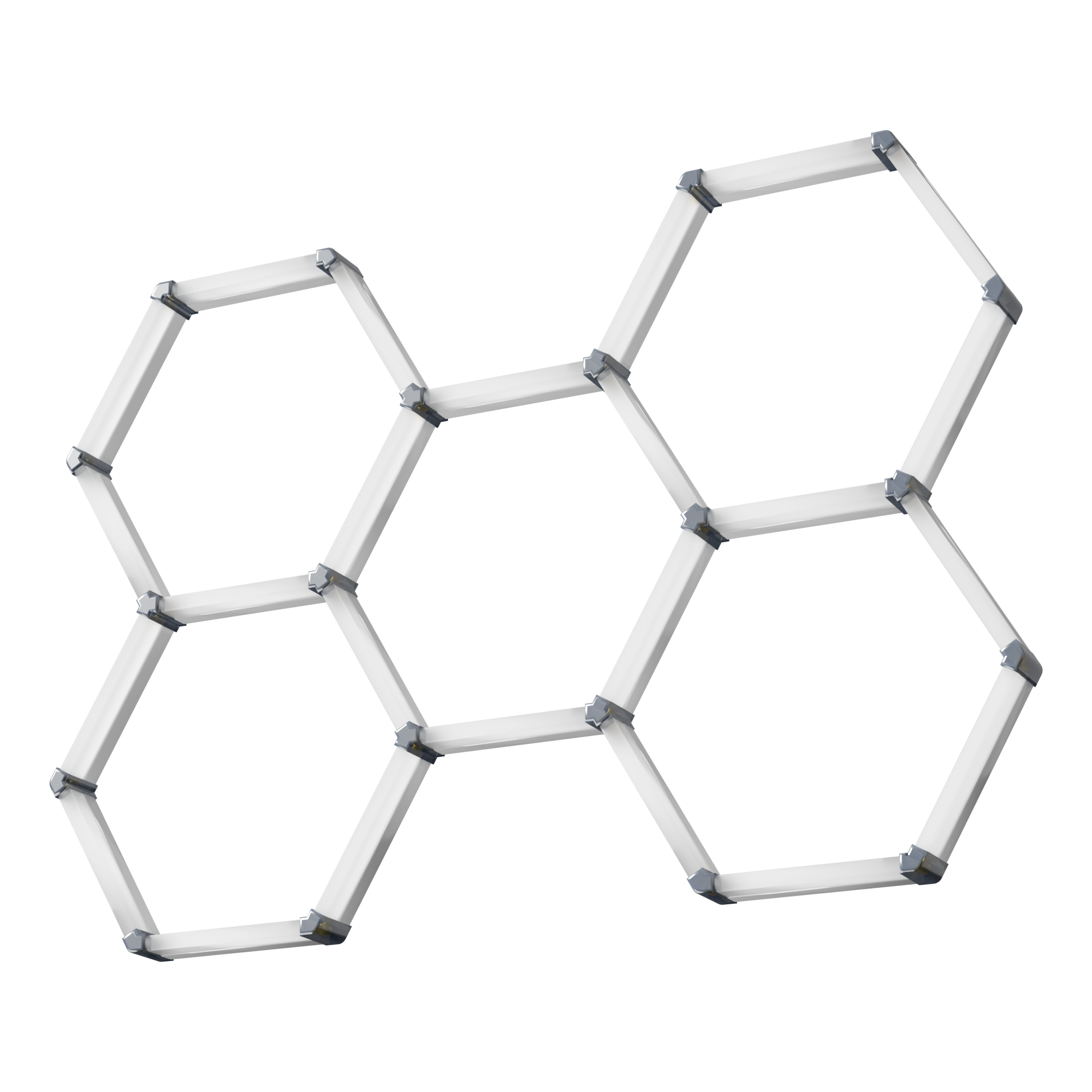 TAVAN LED FAGURE - SET 5 HEXAGOANE