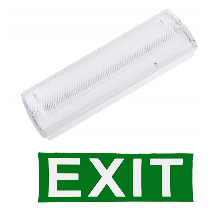 LAMPA EMERGENTA IP65 3W 3H - EXIT