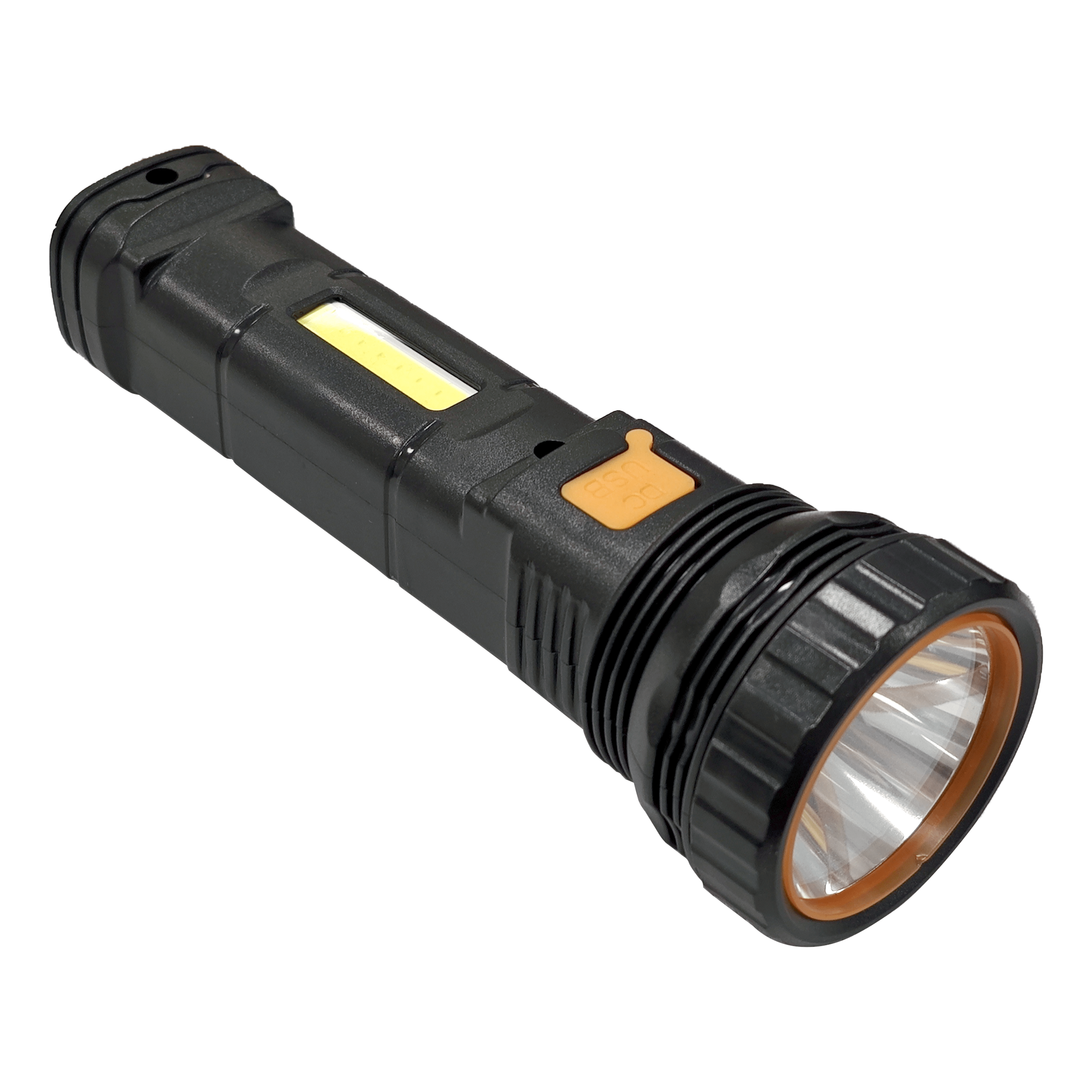 LANTERNA LED USB+SOLAR, 120lm, NEGRU
