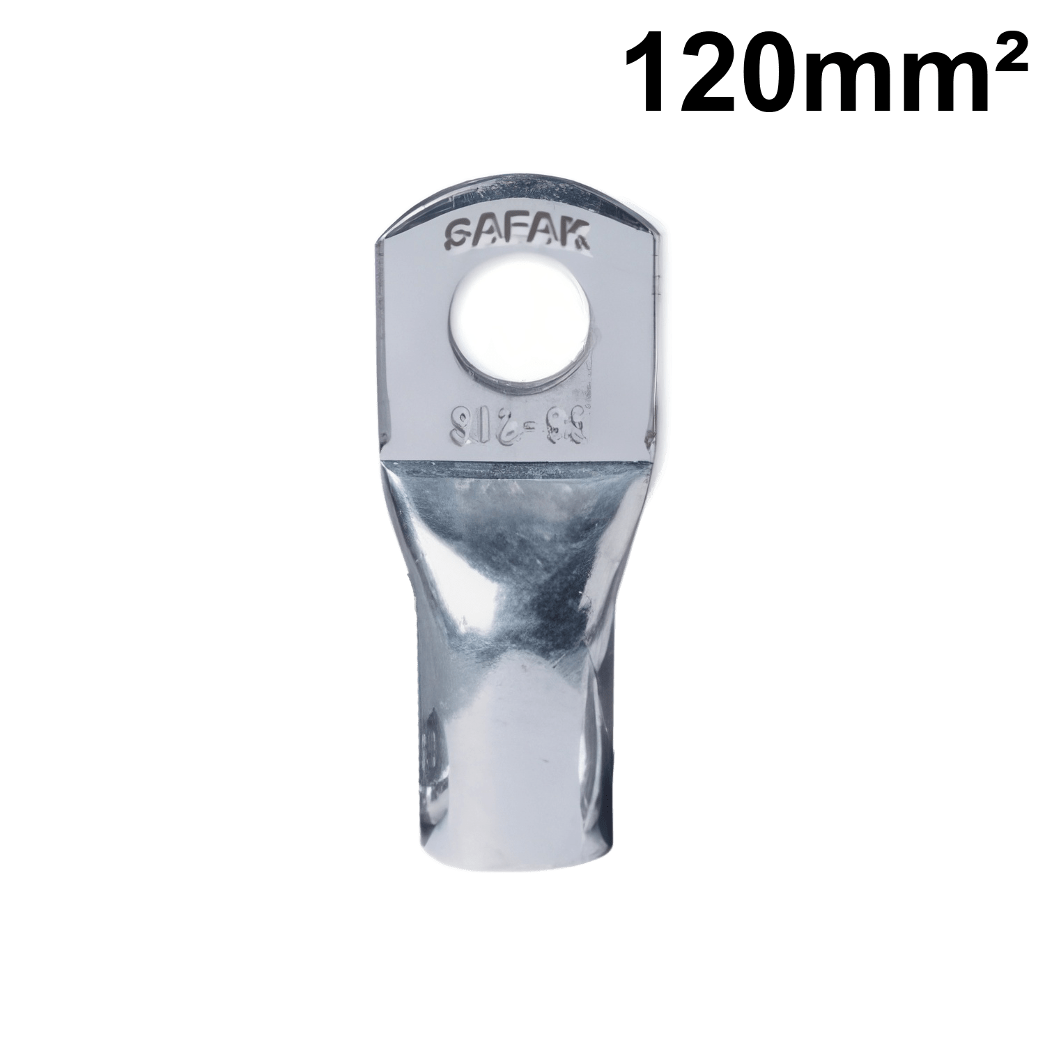 Papuc de cupru sectiune 120 mm² gaura M12