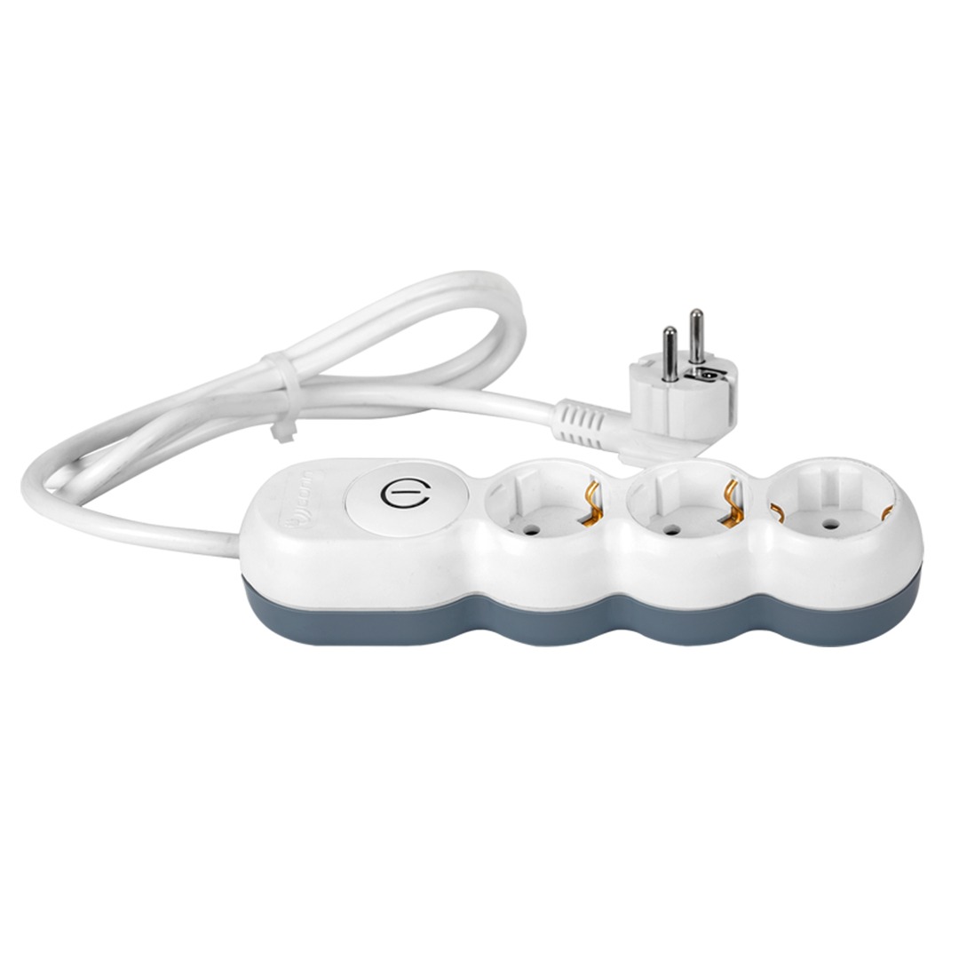 PRELUNGITOR 3G1.5 ALB GRI 3 PRIZE INTRERUPATOR