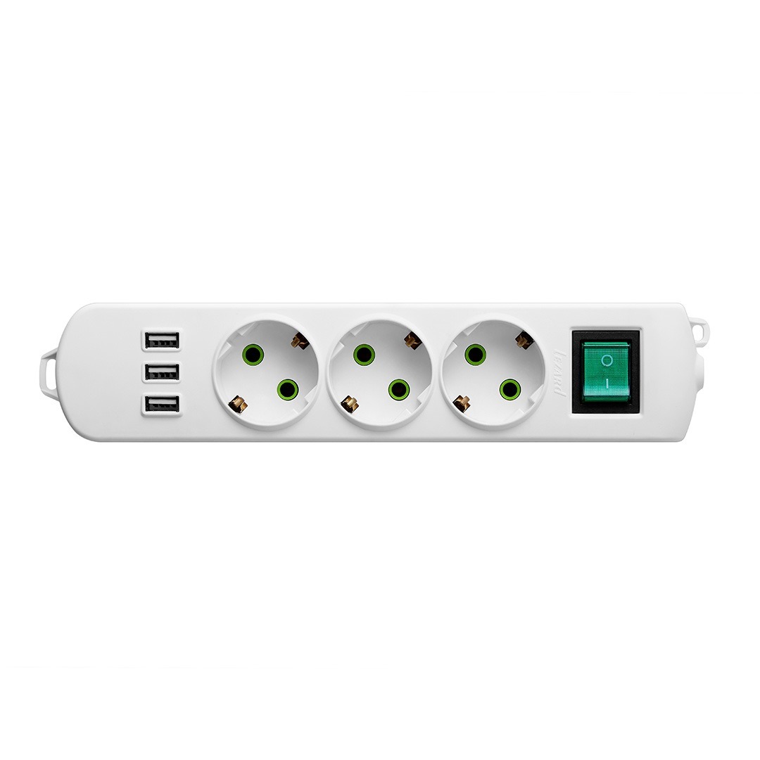 LETITIA BLOC PRELUNGITOR 3 USB 3P + INTRERUPATOR