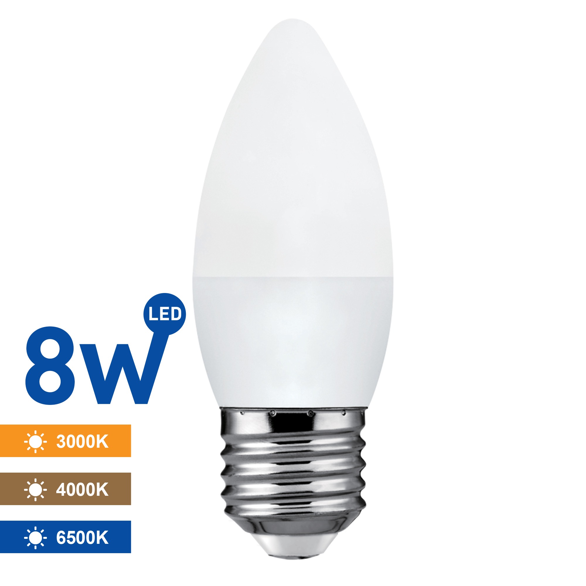 BEC LED SAMSUNG LUMANARE 8W C37 E27
