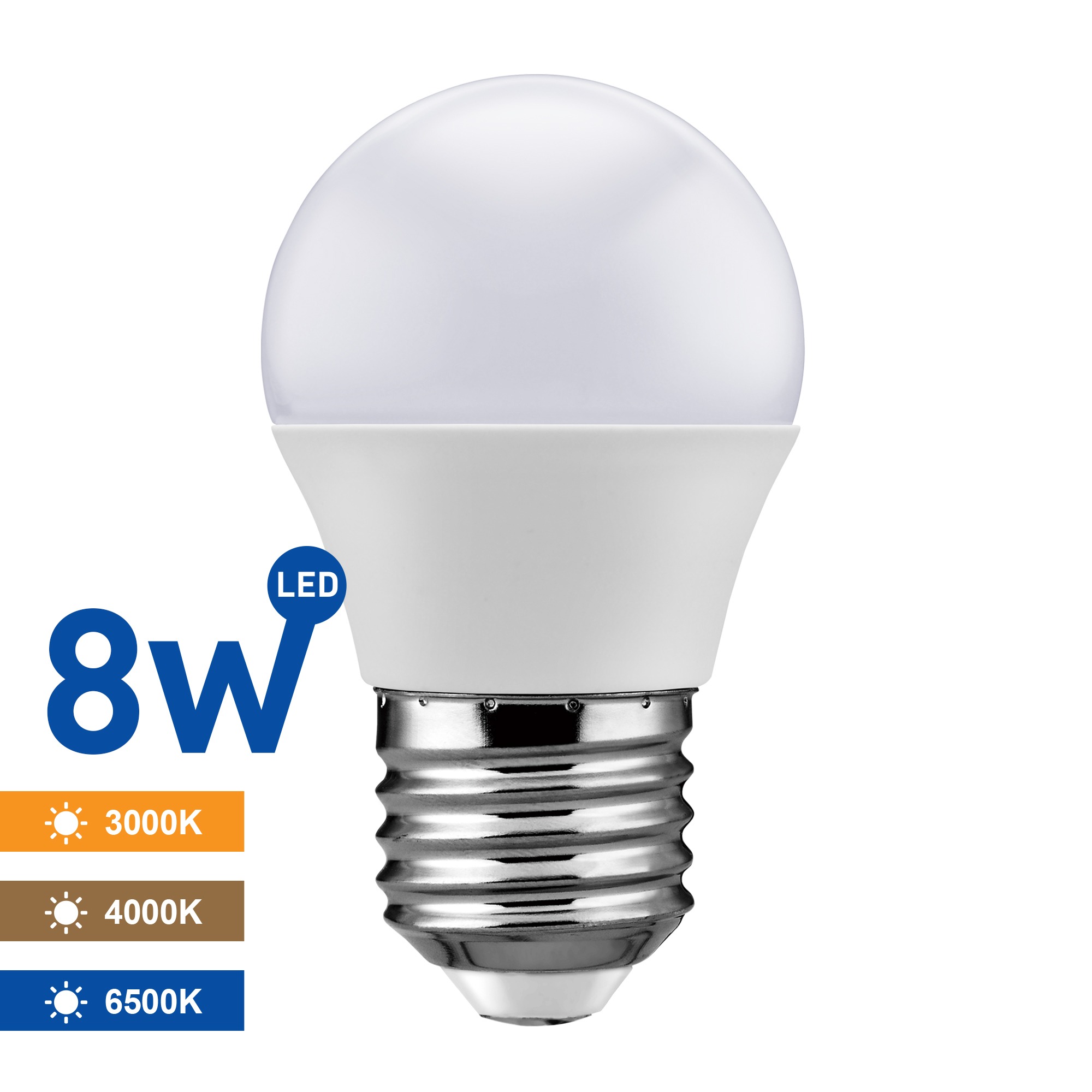 BEC LED SAMSUNG SFERIC 8W G45 E27