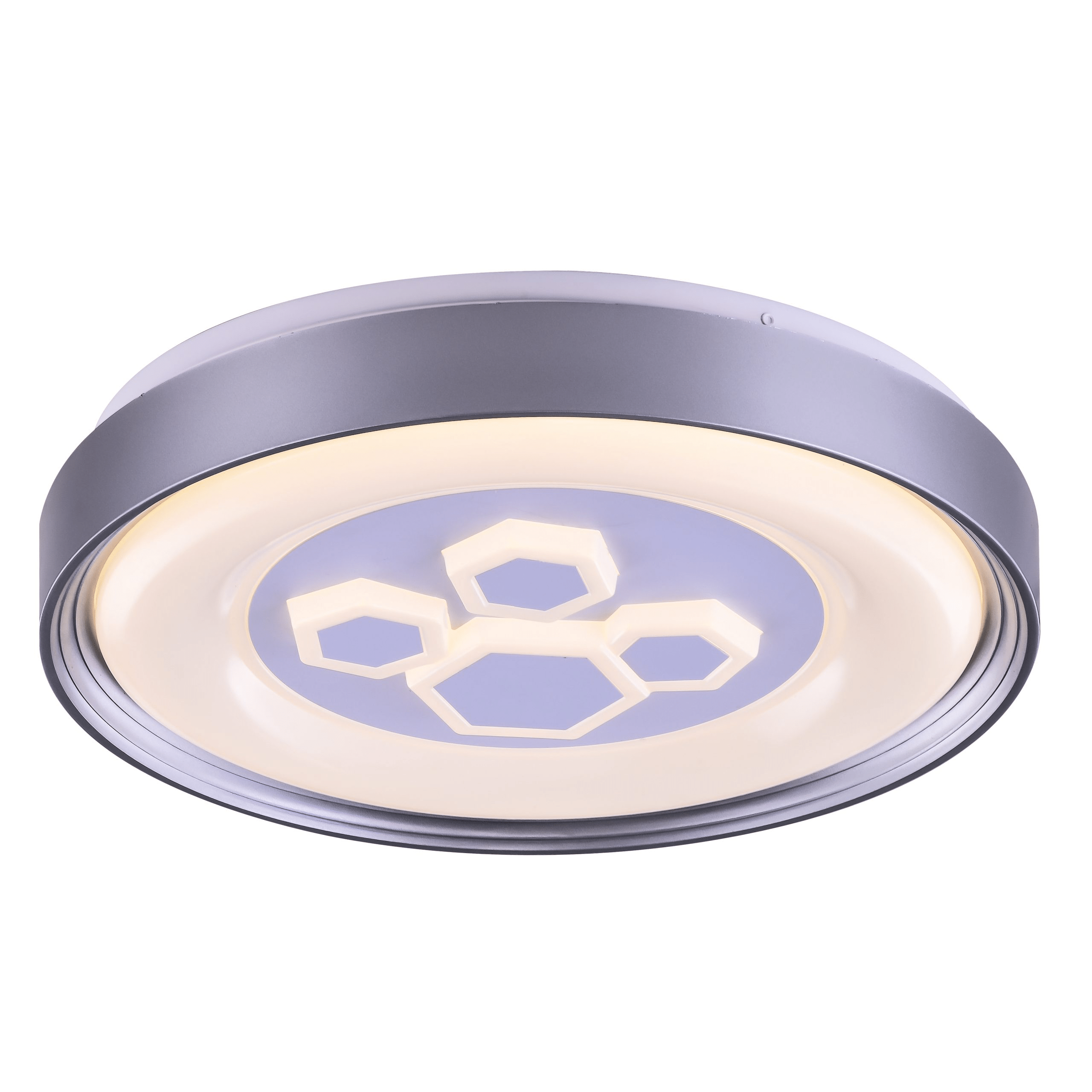 PLAFONIERA LED 3 CULORI 2x30W + TELECOMANDA