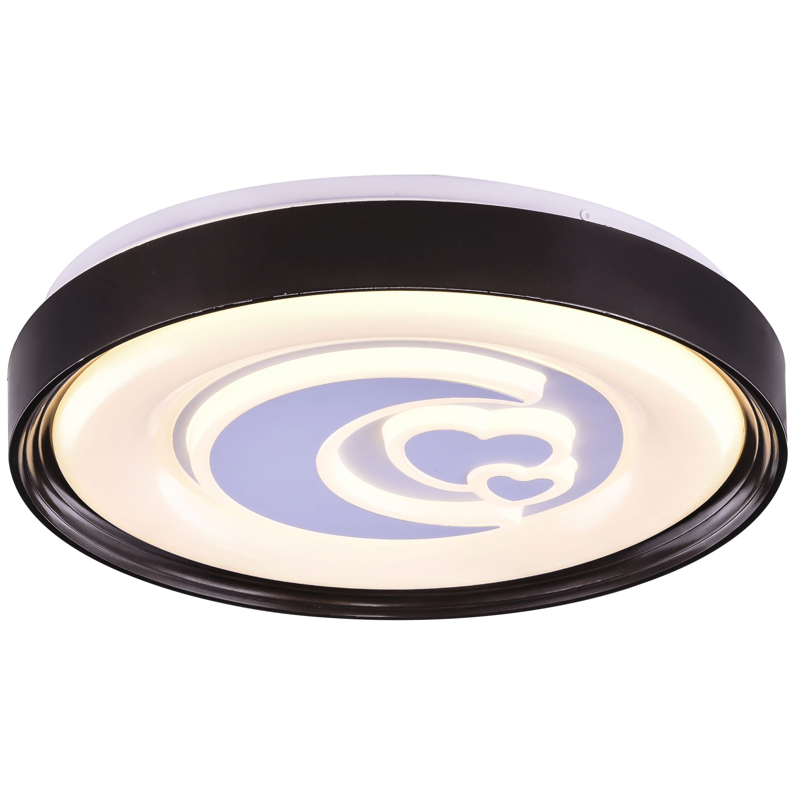 PLAFONIERA 3D LED 3 CULORI 2x30W + TELECOMANDA