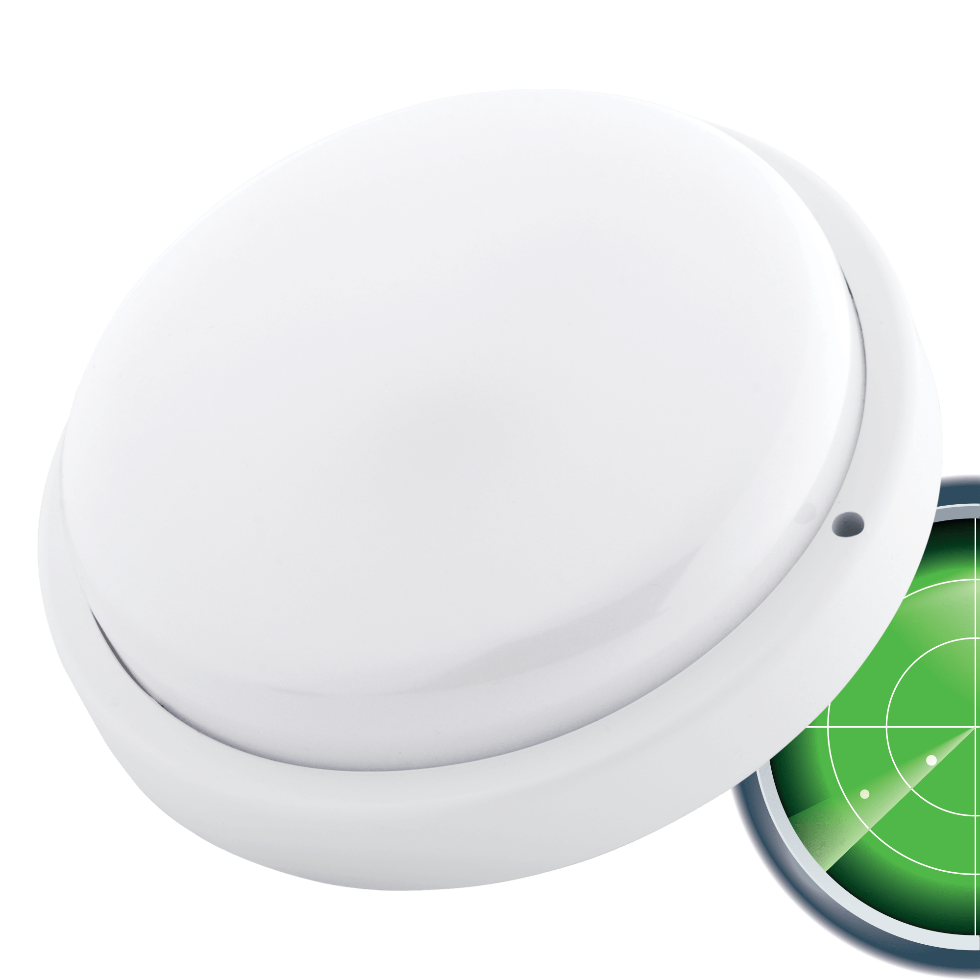 LAMPA BAT LED 12W 6500K, ROTUNDA, PT, CU SENZOR, ALBA