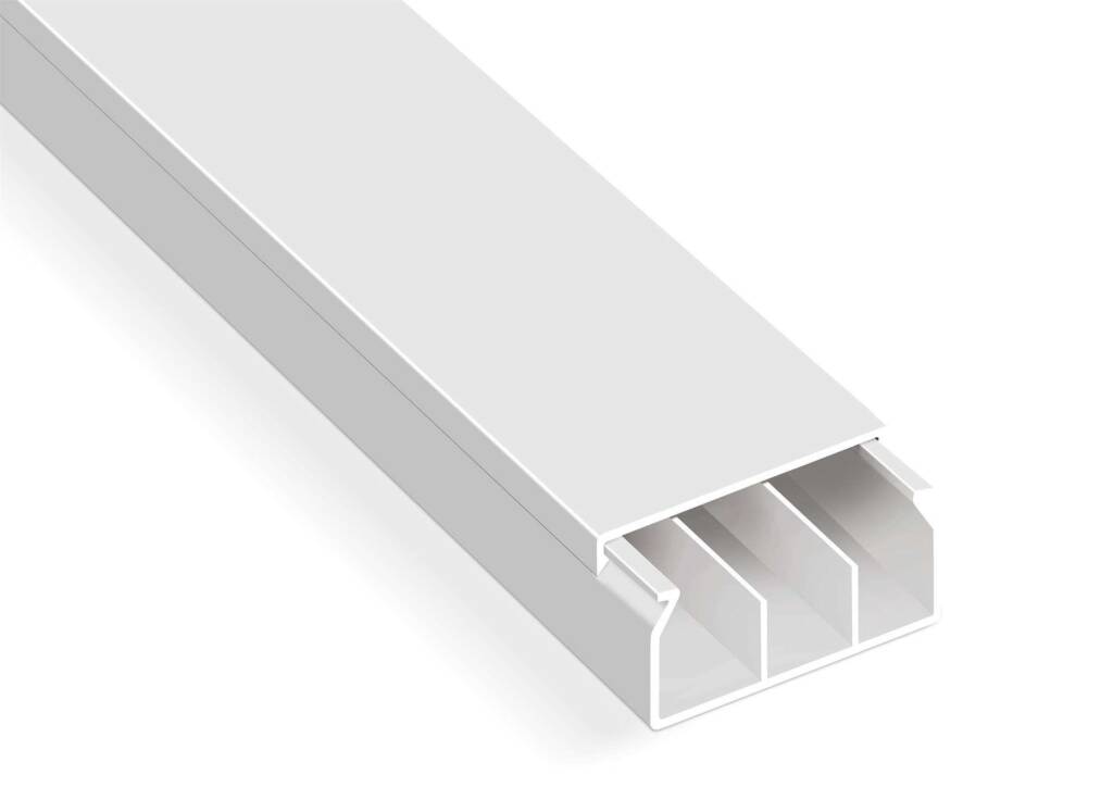 60X25 CANAL CABLU CU SEPARATOR