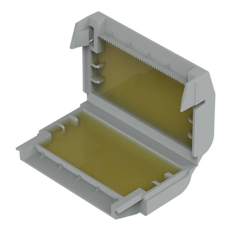 GELBOX DERIVATIE CABLURI PT. CONECTORI 221, 2273; MAX. 4MMP, 6 POLI, GRI