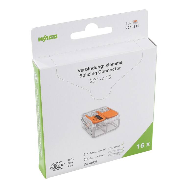 CONECTOR 2P, CONDUCTOR FLEXIBIL/RIGID, 0,5-4 MMP