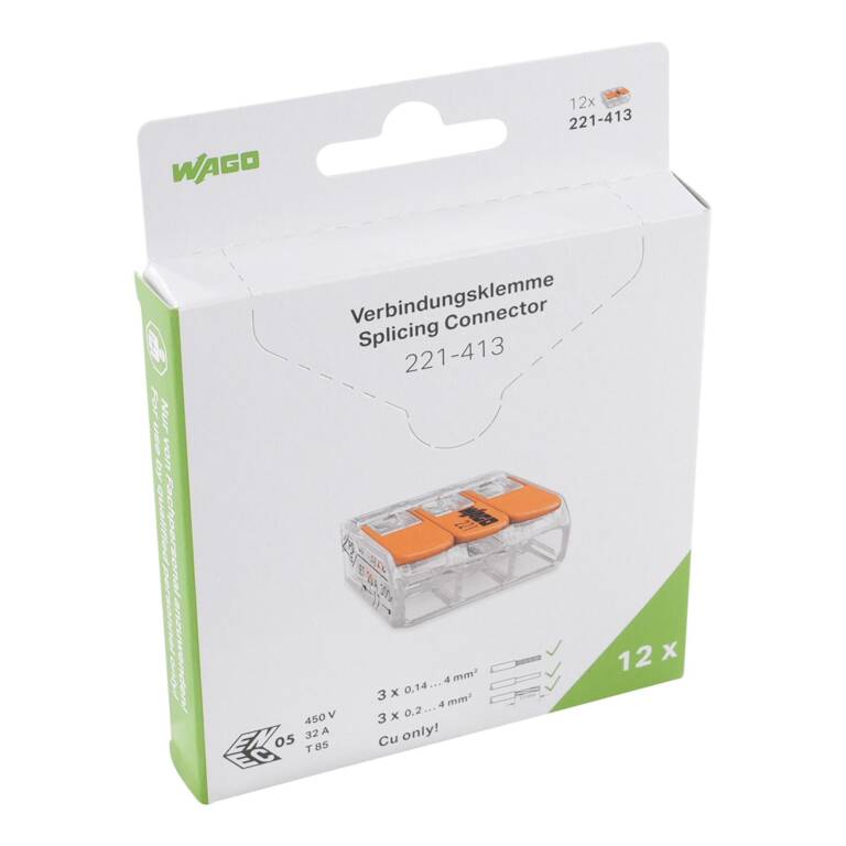 CONECTOR 3P, CONDUCTOR FLEXIBIL/RIGID, 0,5-4 MMP