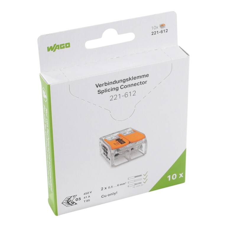 CONECTOR 2P, CONDUCTOR FLEXIBIL/RIGID, 0,5-6 MMP