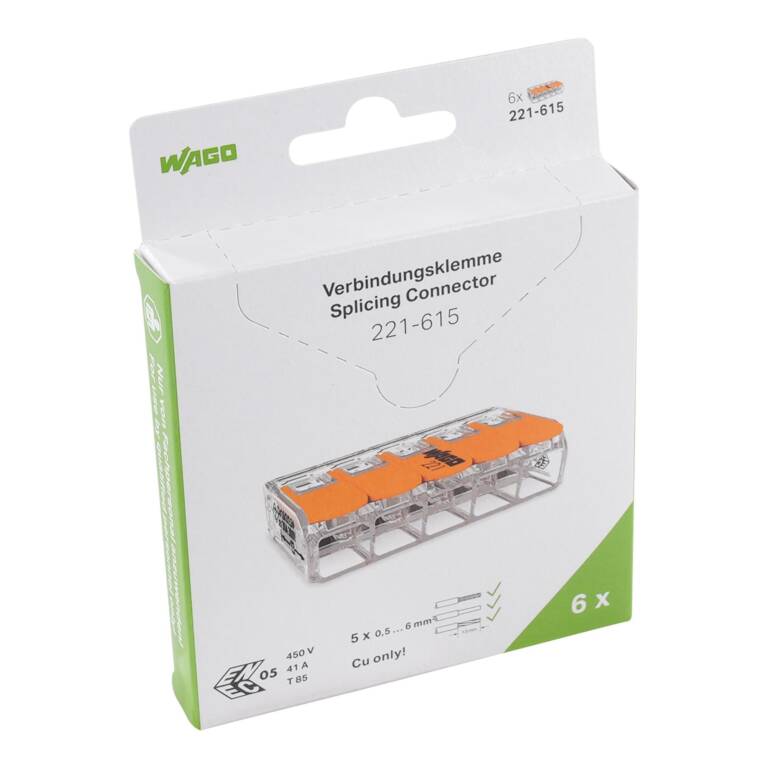 CONECTOR 5P, CONDUCTOR FLEXIBIL/RIGID, 0,5-6 MMP