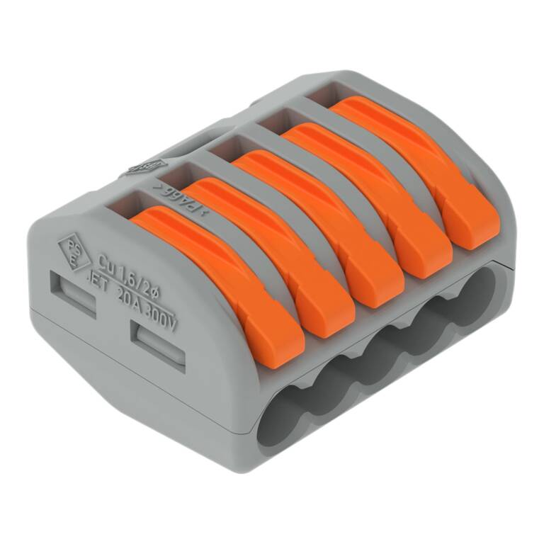 CONECTOR 5P, CONDUCTOR FLEXIBIL/RIGID, 0,5-4 MMP