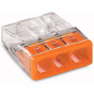CONECTOR 3P, CONDUCTOR RIGID, 0,5-2.5 MMP
