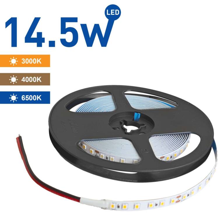 BANDA LED 14.5W 24V IP20 12MMx5M
