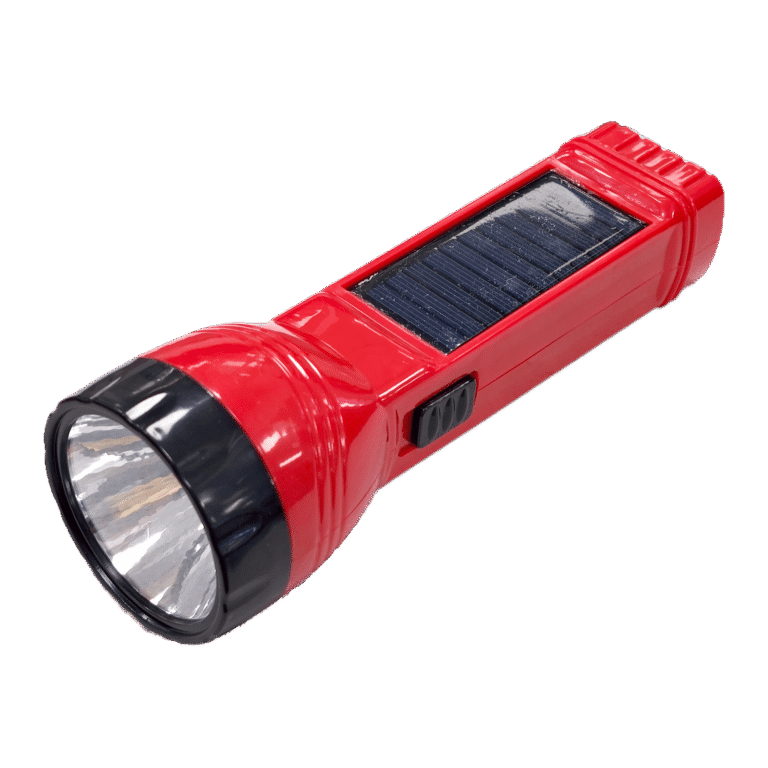 LANTERNA LED SOLARA, ROSU