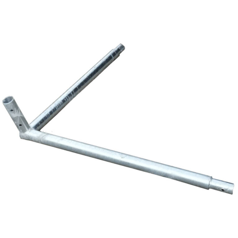 BRAT DUBLU 2x100CM 90? PT STALP GALVANIZAT