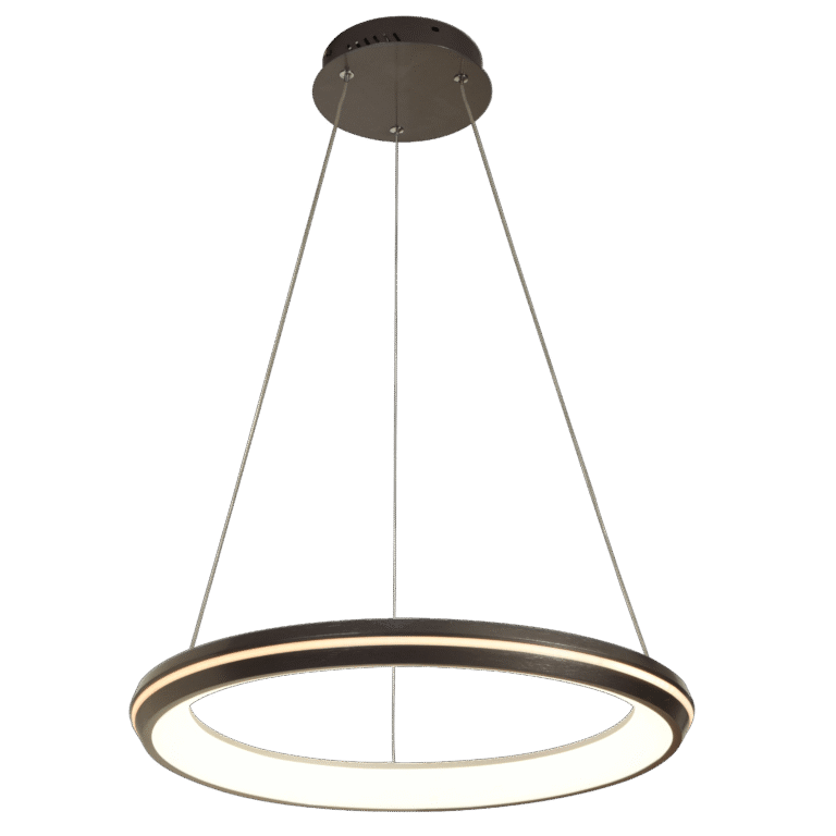 PLAFONIERA LED SUSPENDATA REGLABILA 3 CULORI 2x60W + TELECOMANDA