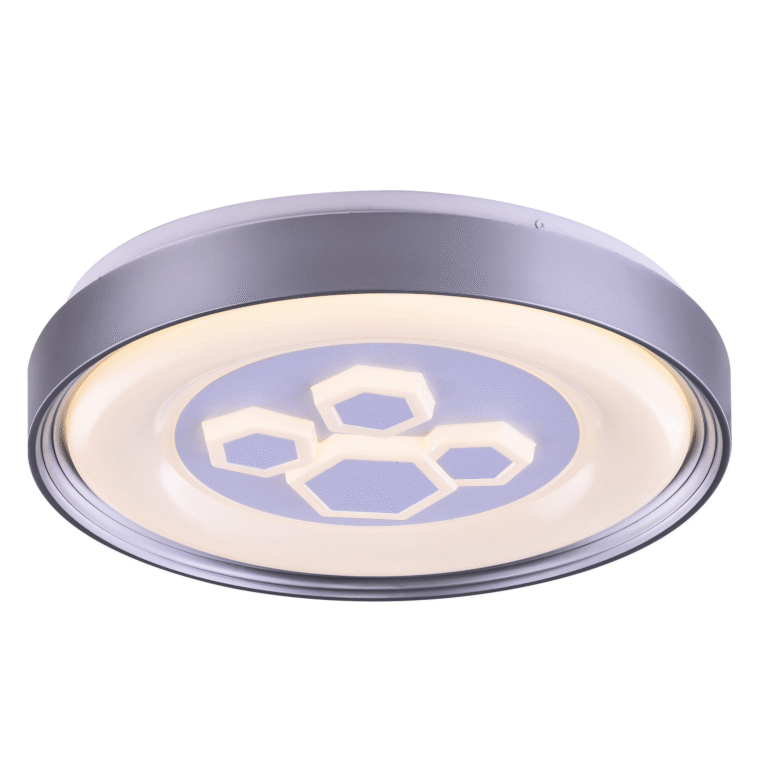 PLAFONIERA LED 3 CULORI 2x30W + TELECOMANDA