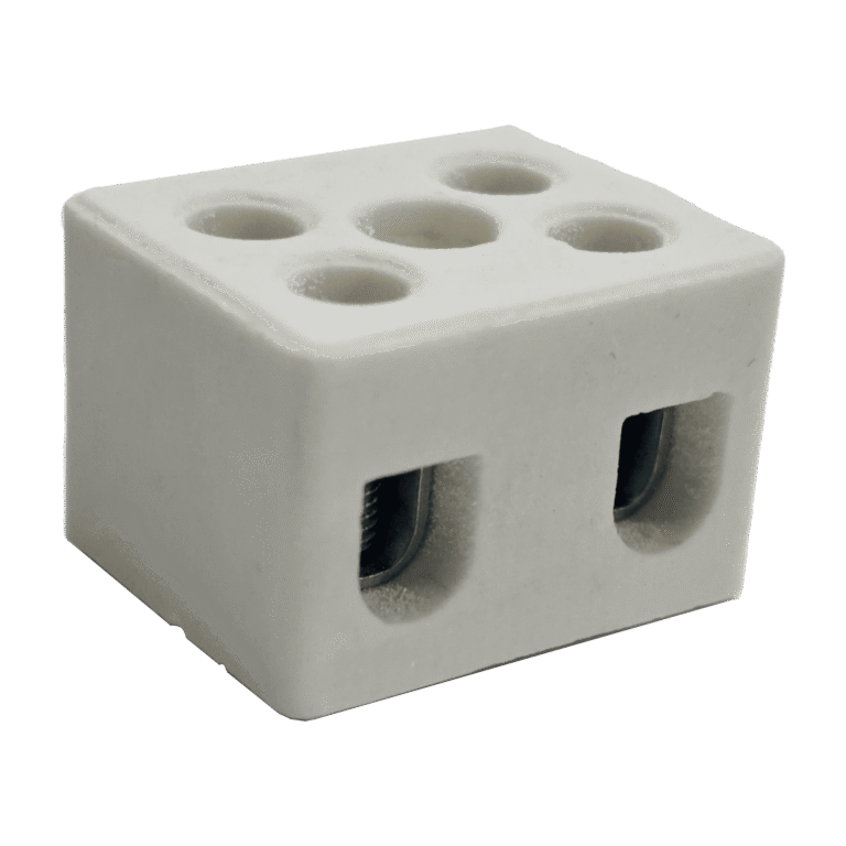 CONECTOR CERAMICA 2 POLI - 4mm?