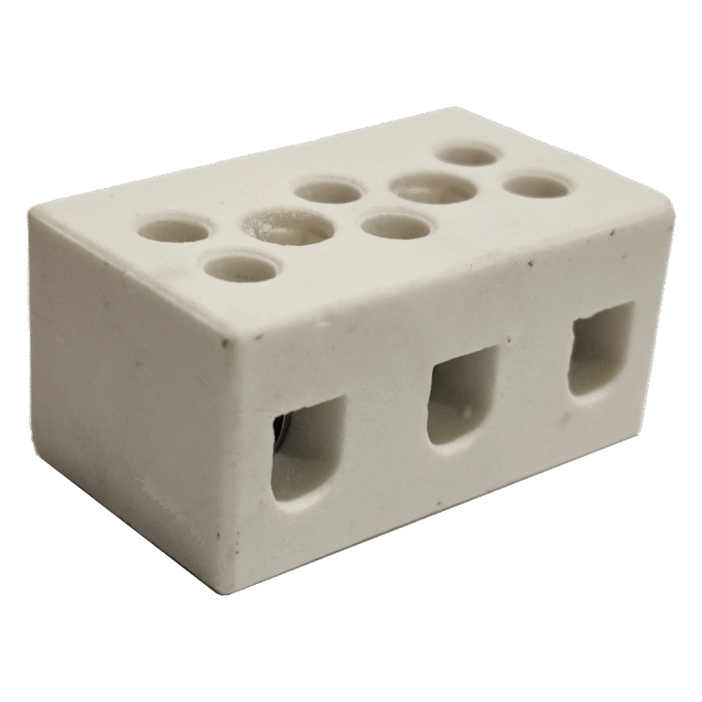 CONECTOR CERAMICA 3 POLI - 6mm?
