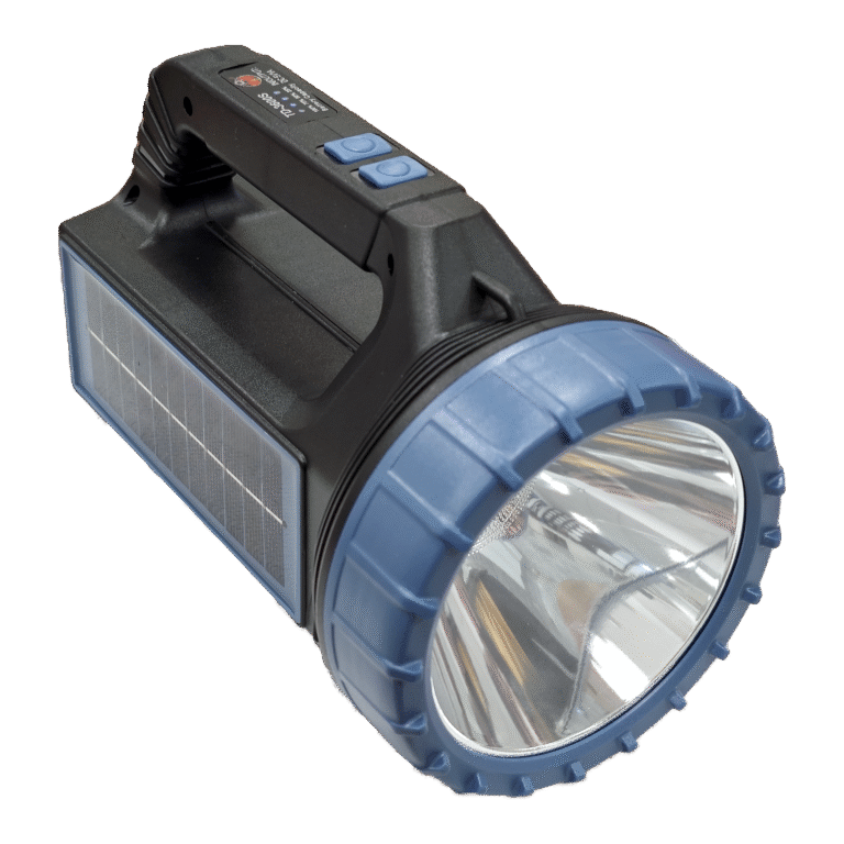 LANTERNA LED USB+SOLAR, 400lm, NEGRU/ALBASTRU