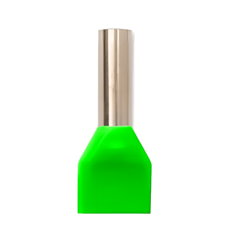 EKO pin dublu sertizare 2x6/14 - VERDE