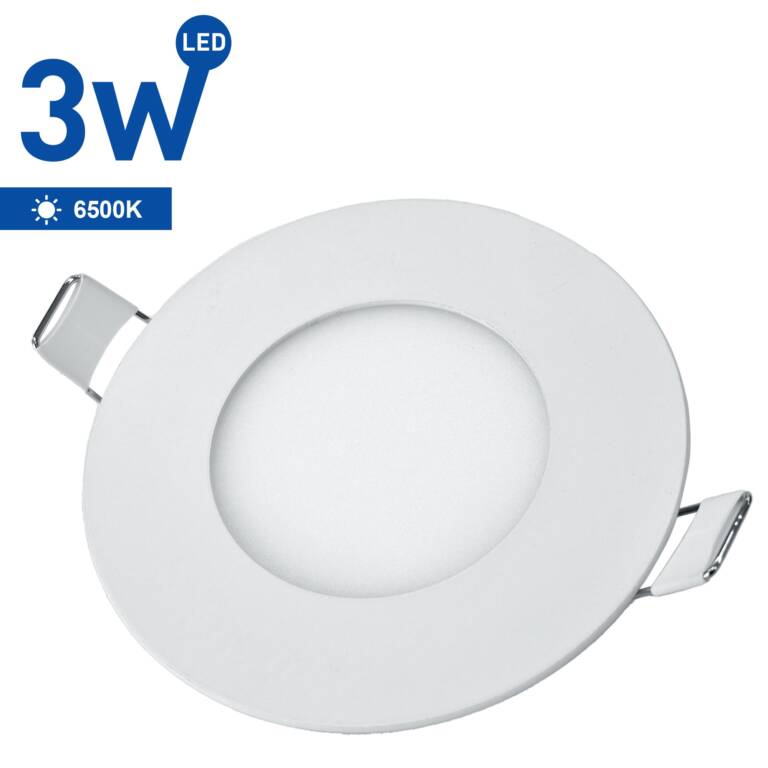 SPOT LED SLIM SAMSUNG 3W 6500K, ROTUND, ST