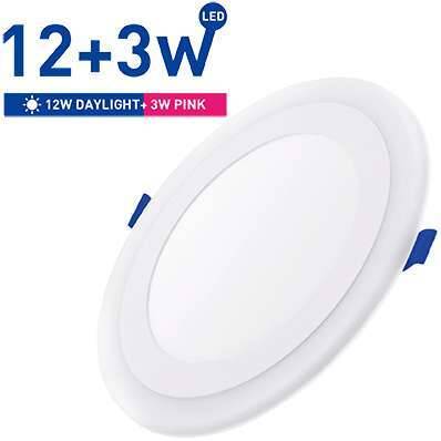 SPOT LED SAMSUNG 12W 6500K + 3W ROZ, ROTUND, ST